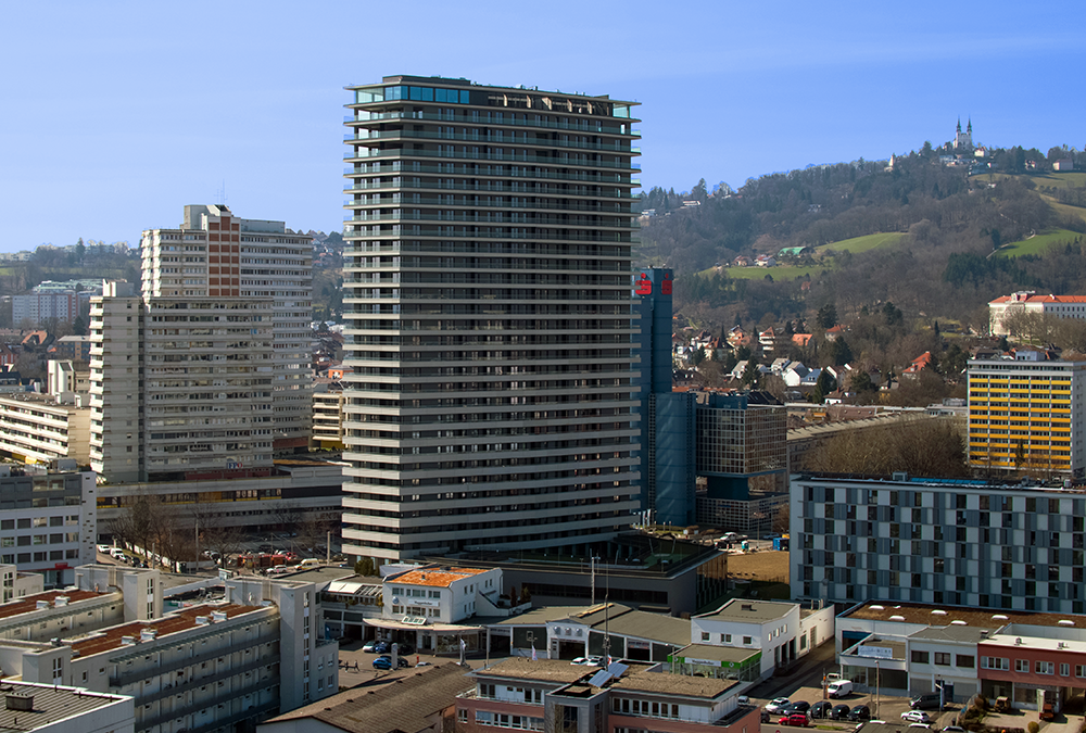 Bruckner Tower, Wildbergstraße, Linz, 354 Wohnungen